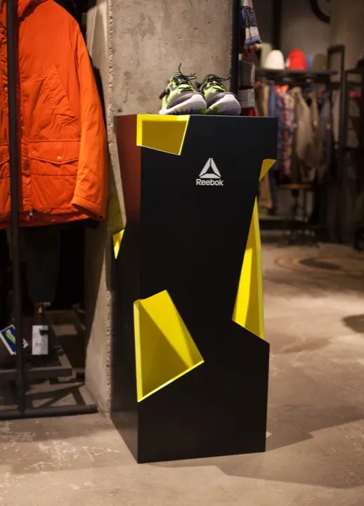 Reebok Z Pump presentation stand, 2015