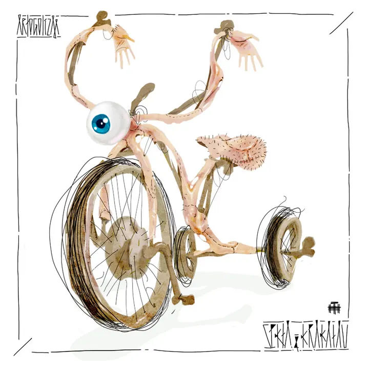 Kid bike, print for SEKTA, 2012