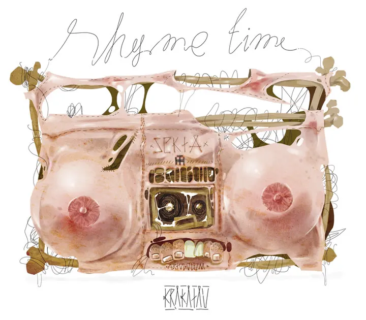 Rhyme time, print for SEKTA, 2012