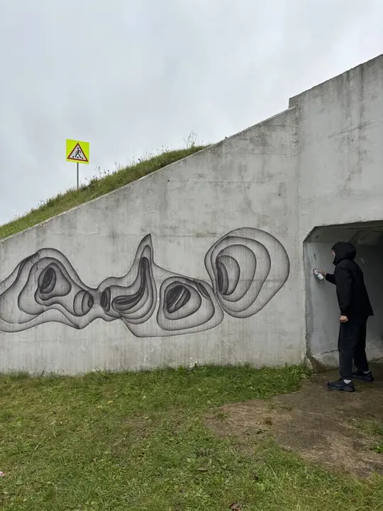 Layers, with Varya, Kaliningrad, Russia, 2024